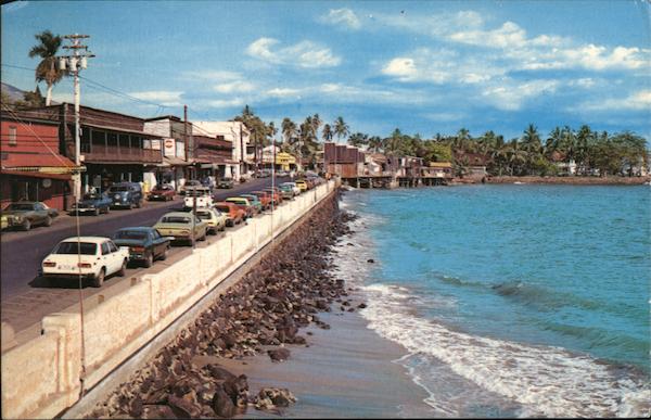 Front Street and Sea Wall Lahaina Hawaii