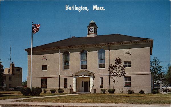 Street View of Burlington Town Hall Massachusetts