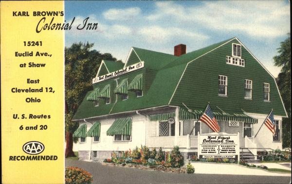 Karl Brown's Colonial Inn Cleveland Ohio