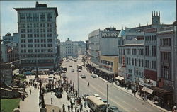 Main Street - "The heart of the Commonwealth" Postcard