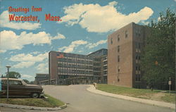 Worcester City Hospital Postcard