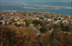 View of Village and Sandy Hook Highlands, NJ Postcard Postcard Postcard