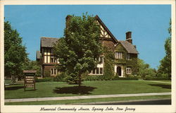 Memorial Community House Spring Lake, NJ Postcard Postcard Postcard