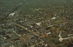 Aerial View of Town Postcard