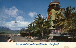 Honolulu International Airport Postcard