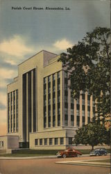Parish Court House Alexandria, LA Postcard Postcard Postcard
