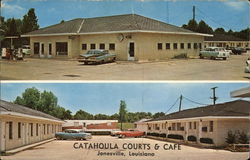 Catahoula Courts & Cafe Postcard