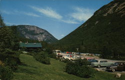 Looking north in Crawford Notch Postcard