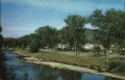 By a Babbling Brook Postcard