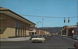 Street Scene showing Library Aberdeen, WA Kyle Smith Postcard Postcard Postcard