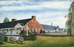 The Jenny Lind Motel Northampton, MA Postcard Postcard Postcard