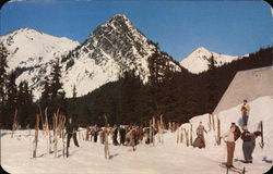 Winter Sports Area Postcard