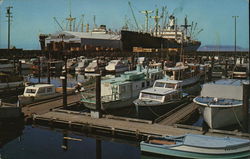 Boats at Dock Postcard