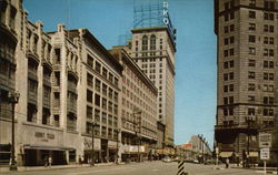 Playhouse Square , Looking East Cleveland, OH Postcard Postcard Postcard