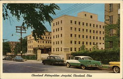 Cleveland Metropolitan Hospital Ohio Postcard Postcard 