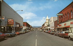 Street Scene Ellensburg, WA Postcard Postcard Postcard