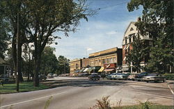 Street Scene Brandon, VT Postcard Postcard Postcard