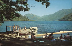 Lake Crescent Fairholm, WA Postcard Postcard Postcard
