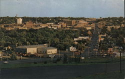 View of Town Minot, ND Postcard Postcard Postcard