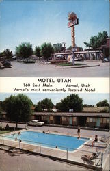 Motel Utah Postcard