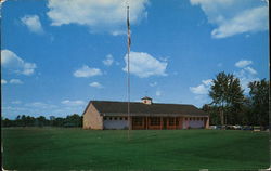 Club House of the Currie Municipal Golf Course Postcard