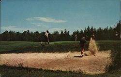 Golf - One of New England's Favorite Pasttimes Postcard Postcard Postcard