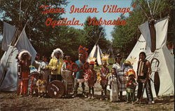 Sioux Indian Village Ogallala, NE Postcard Postcard Postcard