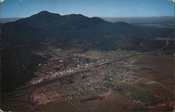 Aerial View of Wlliams, Arizona Postcard