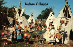 Indian Villages Postcard