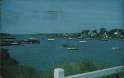 View from Bass River Bridge Postcard