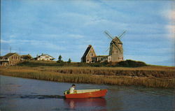 Windmill at Old Mill-Point West Harwich, MA Postcard Postcard Postcard