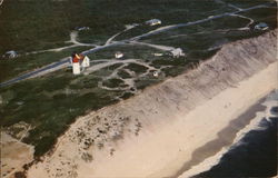 Nauset Light and Beach Postcard