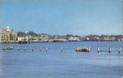 Waterfront showing Oceanographic Institute Postcard