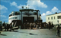 Island Ferry Boat Postcard