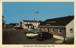 Post Office and Great Island Shopping Center West Yarmouth, MA Postcard Postcard Postcard