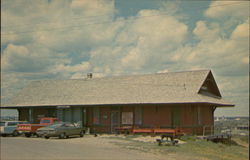 Frontier Village - Train Station Postcard