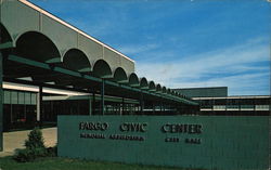 Fargo Civic Center North Dakota Postcard Postcard Postcard
