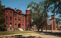 The Holy Angel's Convent and Church St. Albans, VT Postcard Postcard Postcard