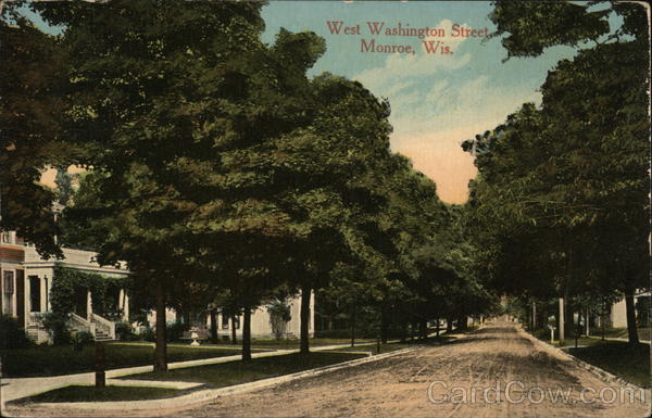 West Washington Street Monroe Wisconsin