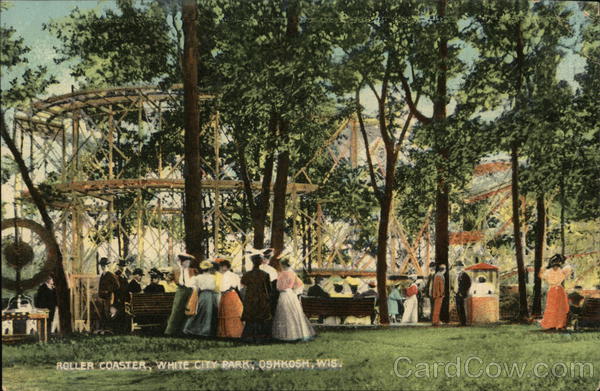 Roller Coaster at White City Park Oshkosh Wisconsin