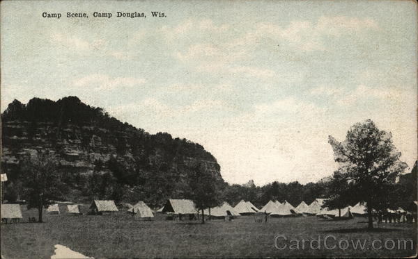 Camp Scene Camp Douglas Wisconsin