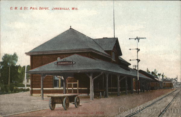 CM & St. Paul Depot Janesville Wisconsin