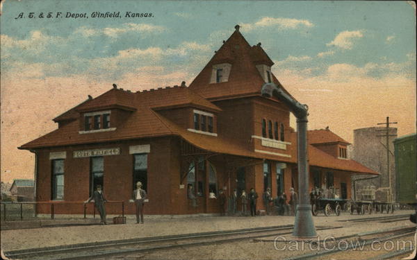 AE & SF Depot Winfield Kansas