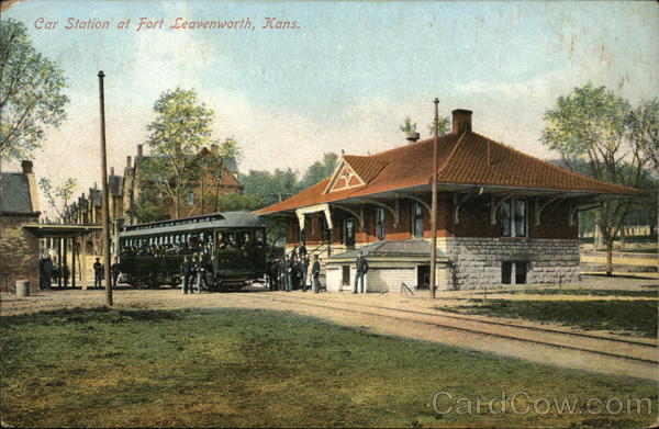 Car Station Fort Leavenworth Kansas