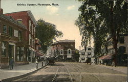 Shirley Square Plymouth, MA Postcard Postcard Postcard