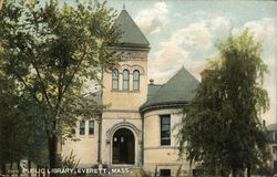 Public Library Postcard