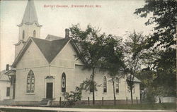 Baptist Church Stevens Point, WI Postcard Postcard Postcard