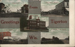 Greetings from Tigerton Postcard