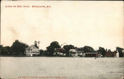 Along the Wolf River Winneconne, WI Postcard Postcard Postcard