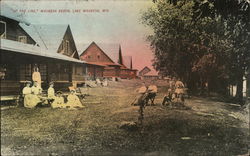 Up The Line, Waubesa Beach Lake Waubesa, WI Postcard Postcard Postcard